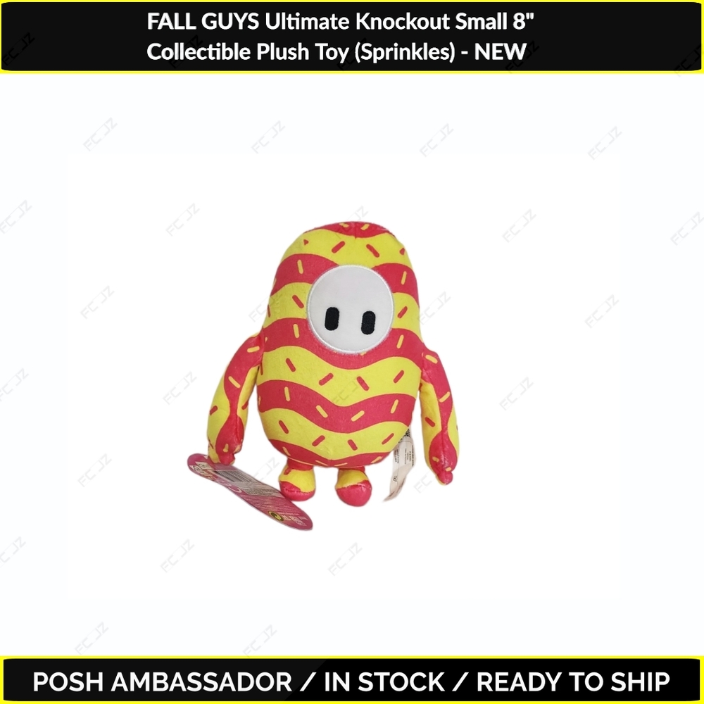 FALL GUYS Ultimate Knockout Small 8" Collectible Plush Toy (Sprinkles) - NEW